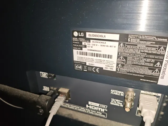 TV LG OLED C6 + Barra de Sonido