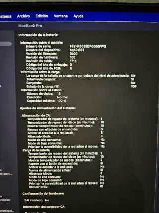 MacBook Pro 16" M4 Pro 24GB 512GB – SOLO 18 CICLI