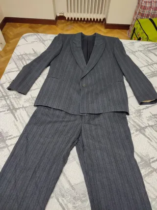 Traje de caballero gris XL