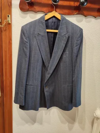 Traje de caballero gris XL