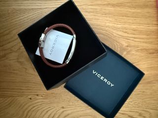 Pulsera Viceroy Cuero Marrón y Plata