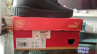 Zapatos Puma Carina 2.0 Mid WTR Talla 41