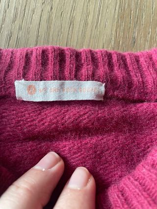 Jersey 100% Lana Merino Rosa