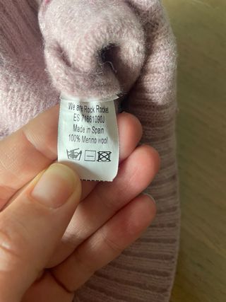 Jersey 100% Lana Merino Rosa
