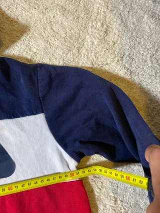 Sudadera Fila Y2K Roja Azul Blanca Talla S