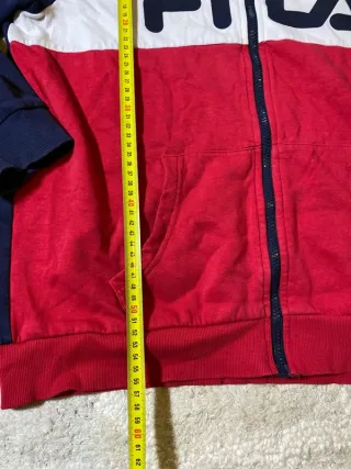 Sudadera Fila Y2K Roja Azul Blanca Talla S