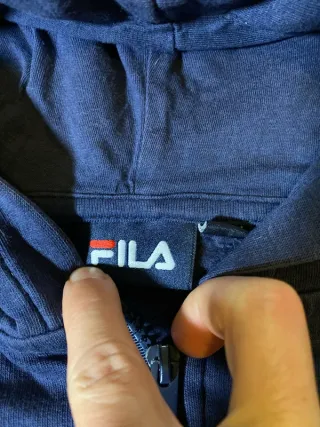 Sudadera Fila Y2K Roja Azul Blanca Talla S