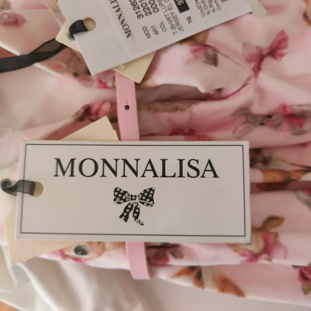 Vestito bambina con stampa animali Monnalisa 76cm