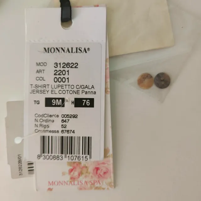 Vestito bambina con stampa animali Monnalisa 76cm