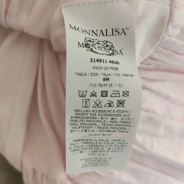 Vestito bambina con stampa animali Monnalisa 76cm