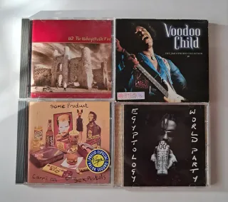 Cds U2, Jimi Hendrix, Sex Pistols, World Party