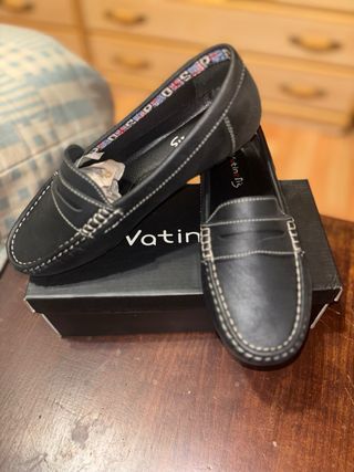 Mocasines negros talla 37