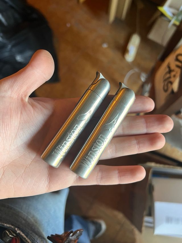 2 accendini con custodia Winston