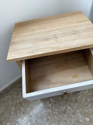 Mesita de noche auxiliar madera 40x 30