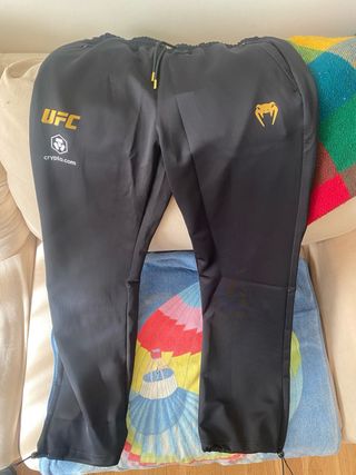 Pantalones deportivos Venum UFC Negro/Dorado