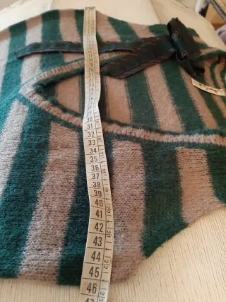 Gilet donna vintage a righe