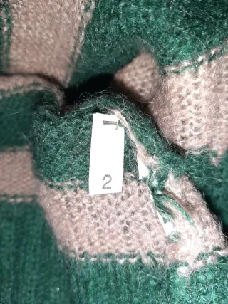 Gilet donna vintage a righe