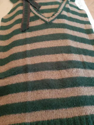 Gilet donna vintage a righe