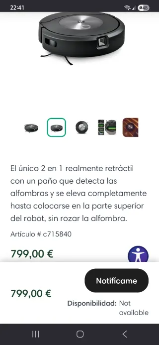 Robot Aspirador Roomba J5