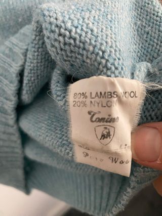 Maglione Lamborghini Uomo M Azzurro Vintage