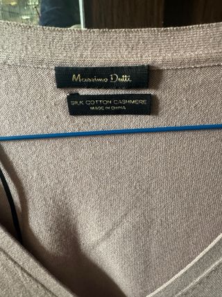 Jersey Massimo Dutti Cachemira Rosa Talla S