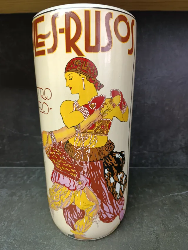 Jarrón Bailes Rusos Teatro Liceo