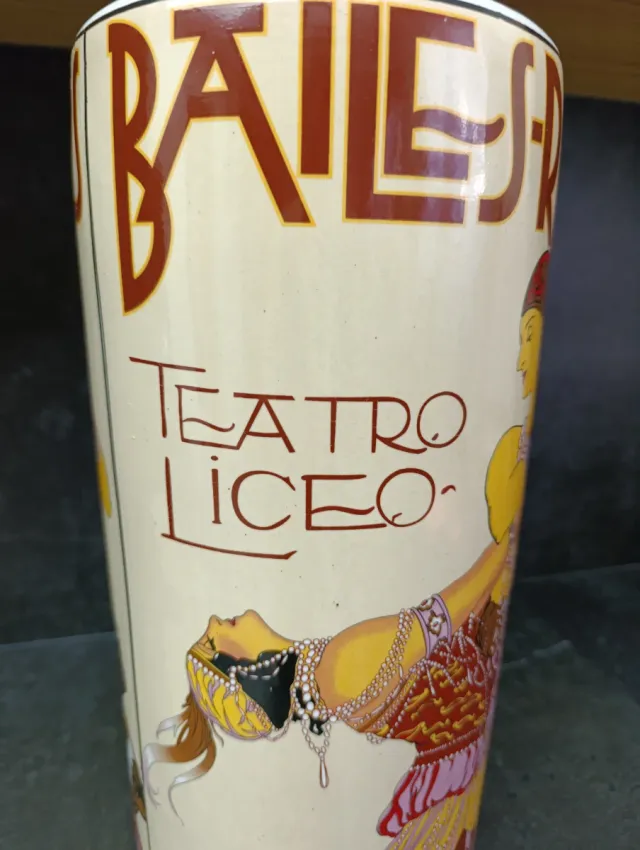 Jarrón Bailes Rusos Teatro Liceo