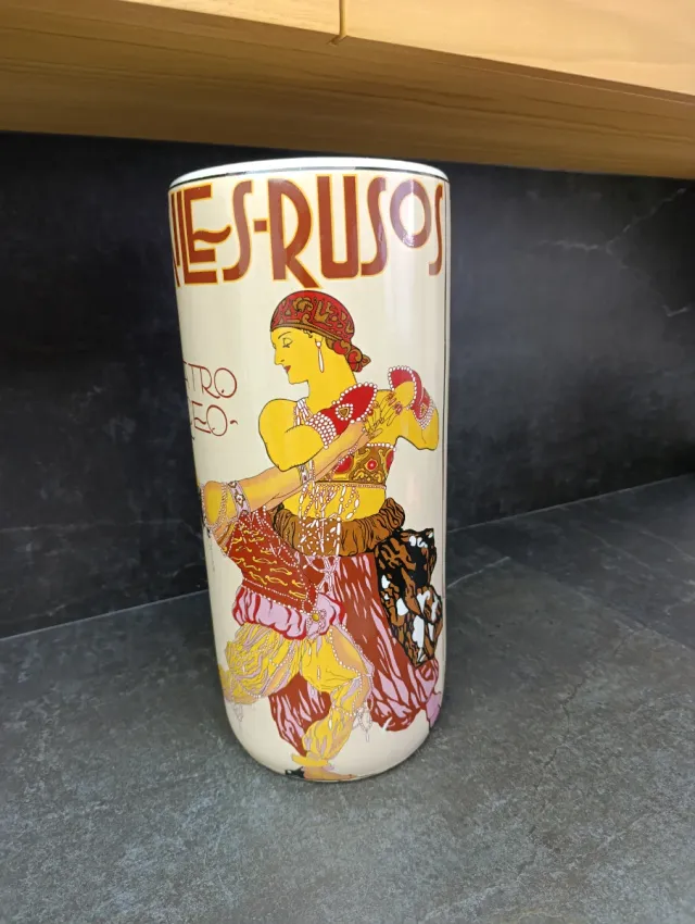 Jarrón Bailes Rusos Teatro Liceo