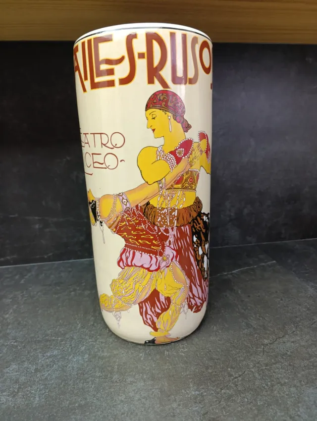 Jarrón Bailes Rusos Teatro Liceo