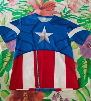 Camiseta Capitán América Talla M
