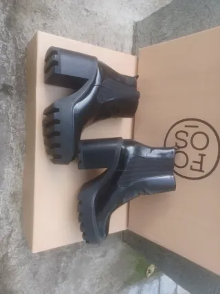 Botines Zara Mujer Negros Talla 37