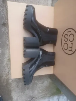 Botines Zara Mujer Negros Talla 37