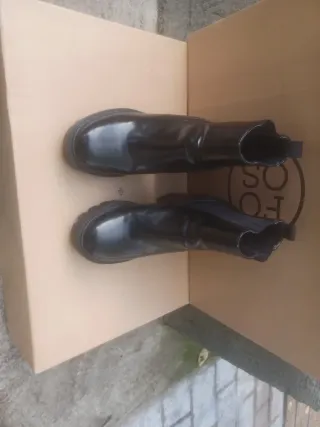 Botines Zara Mujer Negros Talla 37