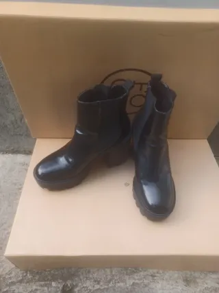 Botines Zara Mujer Negros Talla 37