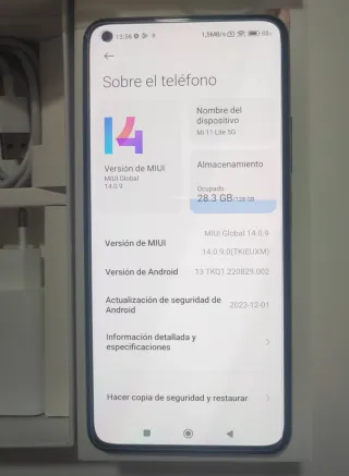 Xiaomi 11 Lite 5G 128-13GB RAM giallo