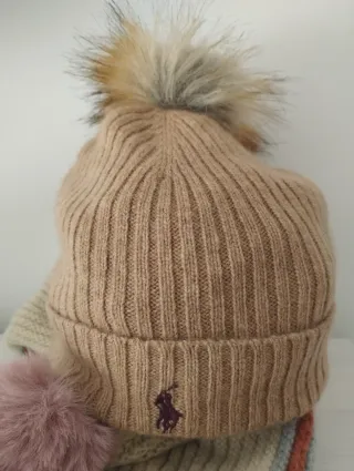 Gorro niños lana Ralph Lauren + bufanda