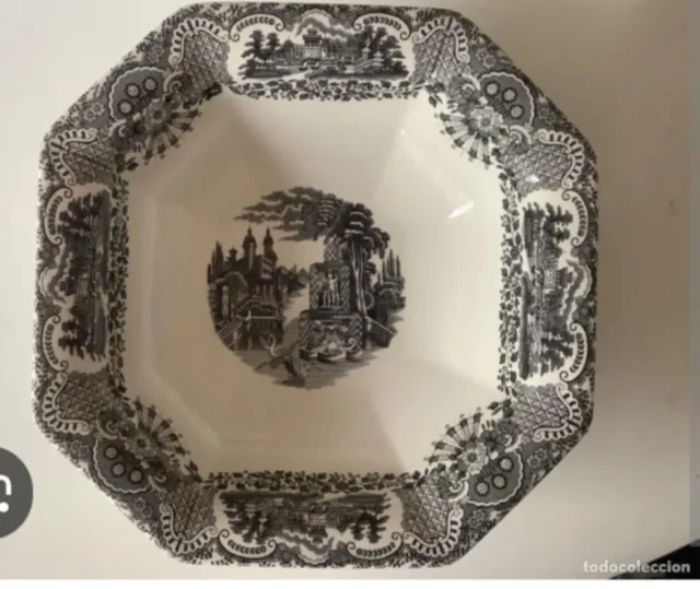 Ensaladera Cartuja Octogonal nueva