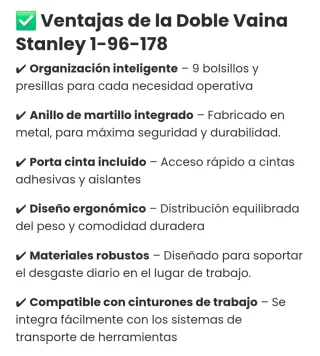 Cinturón de herramientas STANLEY