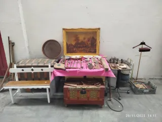 Lote de antigüedades variadas escucho ofertas