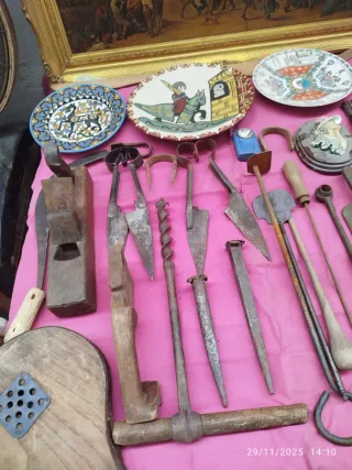 Lote de antigüedades variadas escucho ofertas