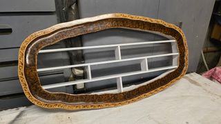 Cornice Ovale con Libri Decorativi