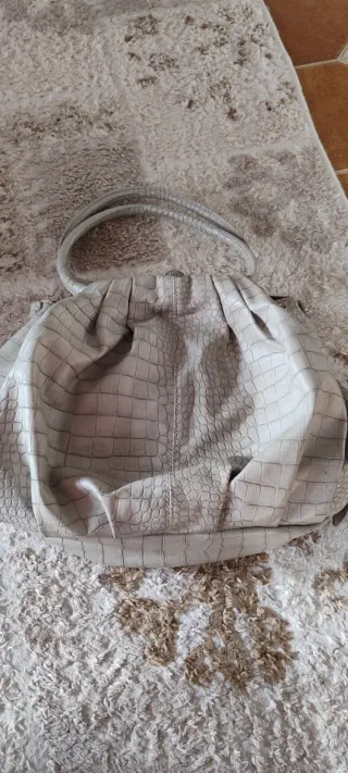 2 Borse Beige/Grigio