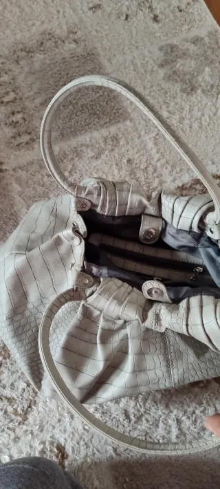 2 Borse Beige/Grigio