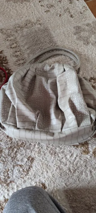 2 Borse Beige/Grigio