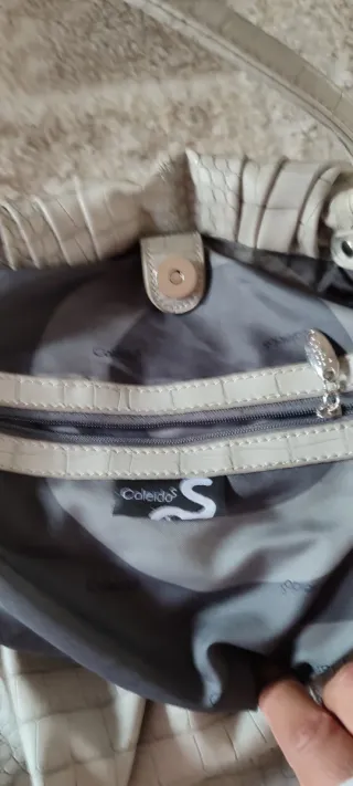 2 Borse Beige/Grigio