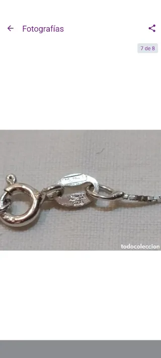 Cadena y Colgante Plata Ley 925