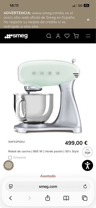 Robot de cocina Smeg