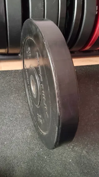 2 Discos Olímpicos Bumper 15kg Titanium