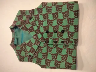 Chaleco fallero niño de terciopelo labrado