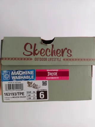 Sandalias Skechers Beige Talla 36 Nuevas